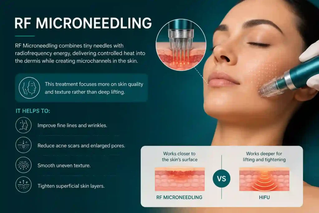 What Does RF Microneedling Do That HIFU Alone Cannot Olney