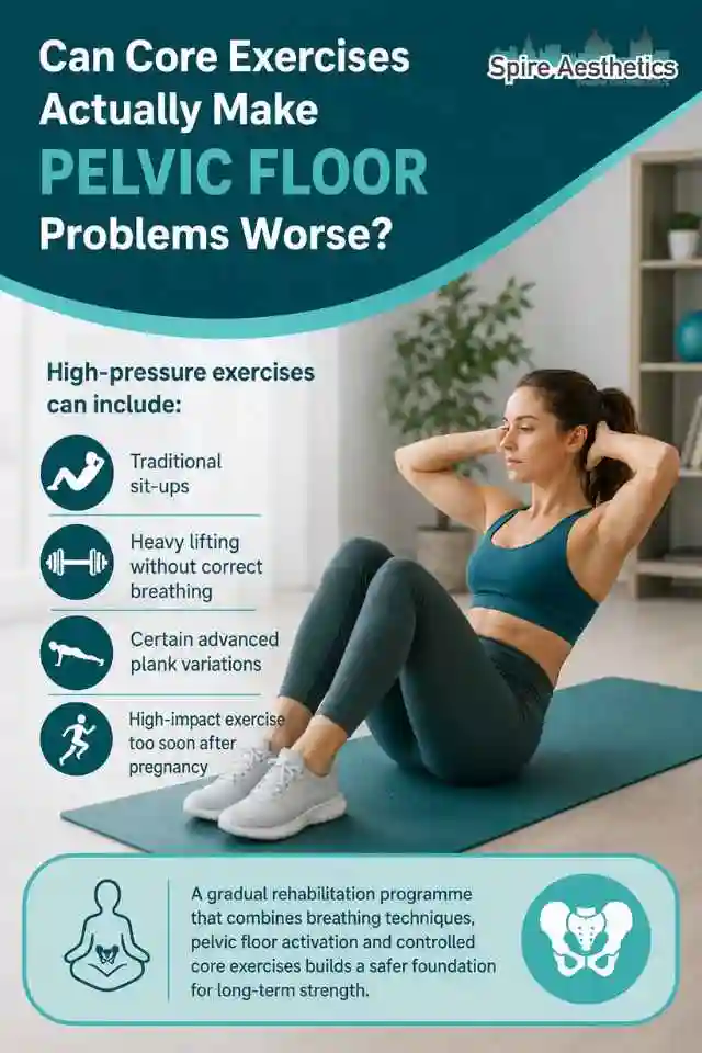 Can Strengthening Your Core Alone Actually Make Pelvic Floor Problems Worse Olney?